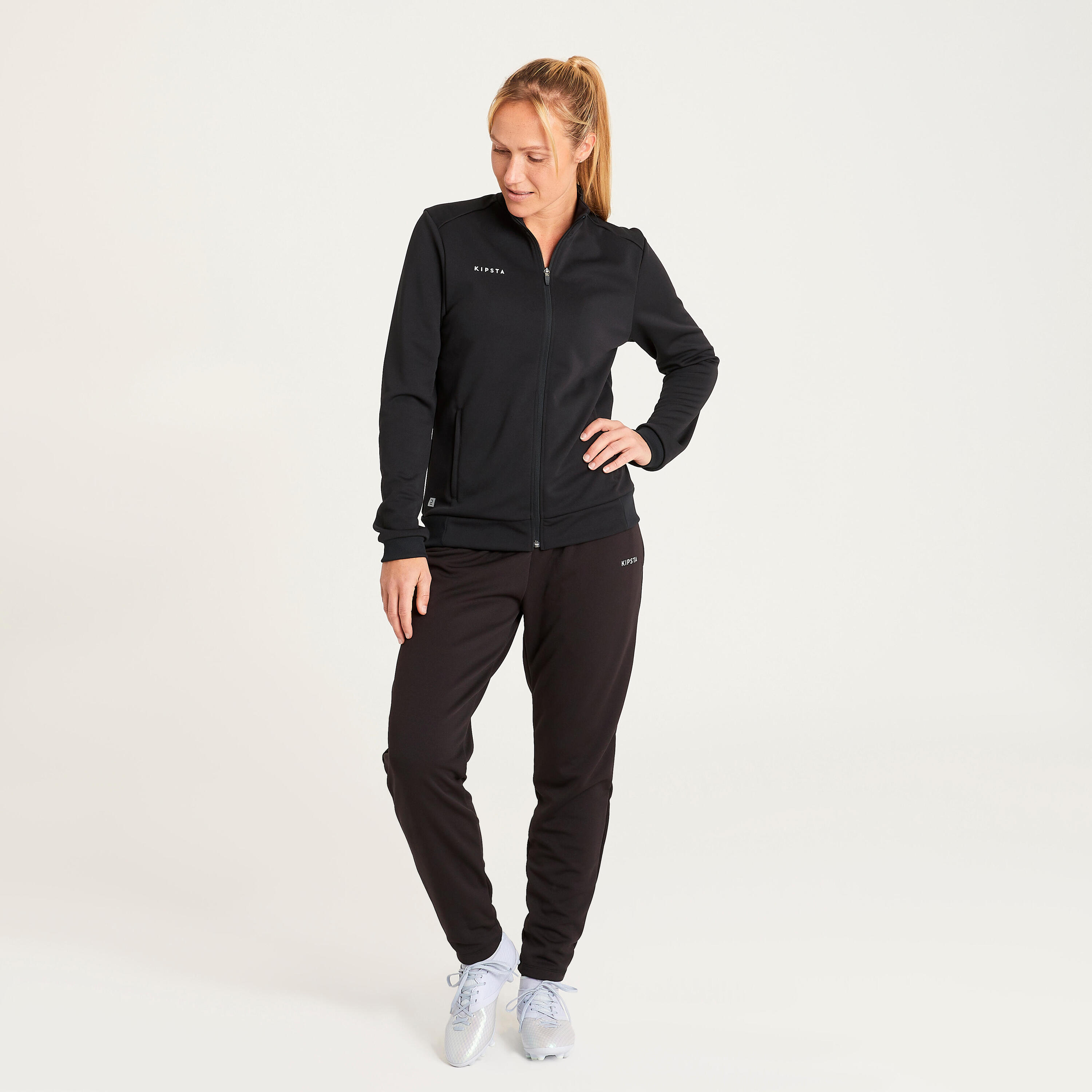 Damen Fußball Trainingshose ‒ Essentiel schwarz 4/9