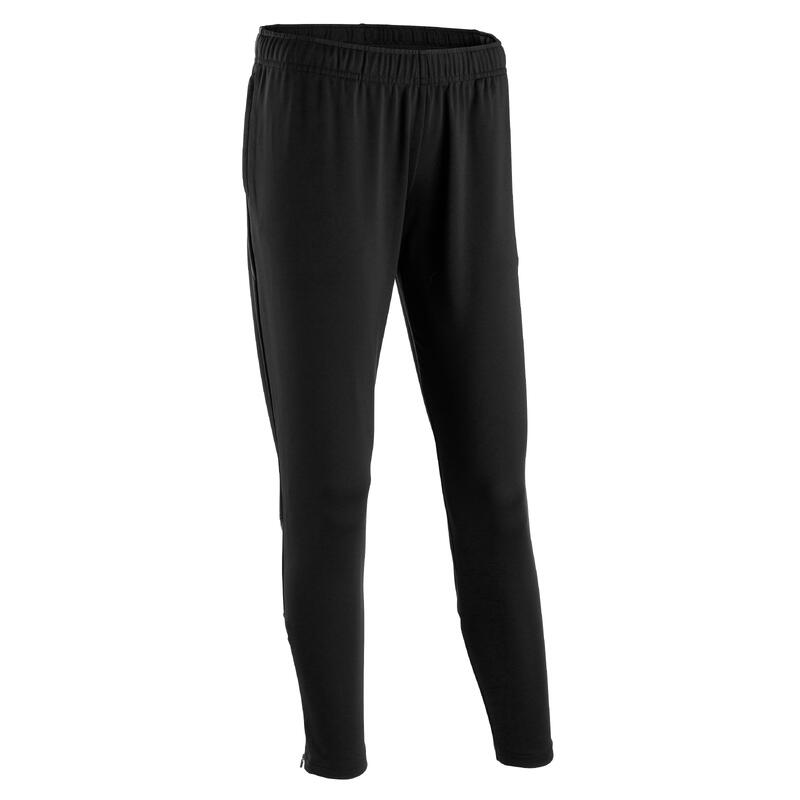 Pantalon de trening Fotbal Essential Negru Damă 