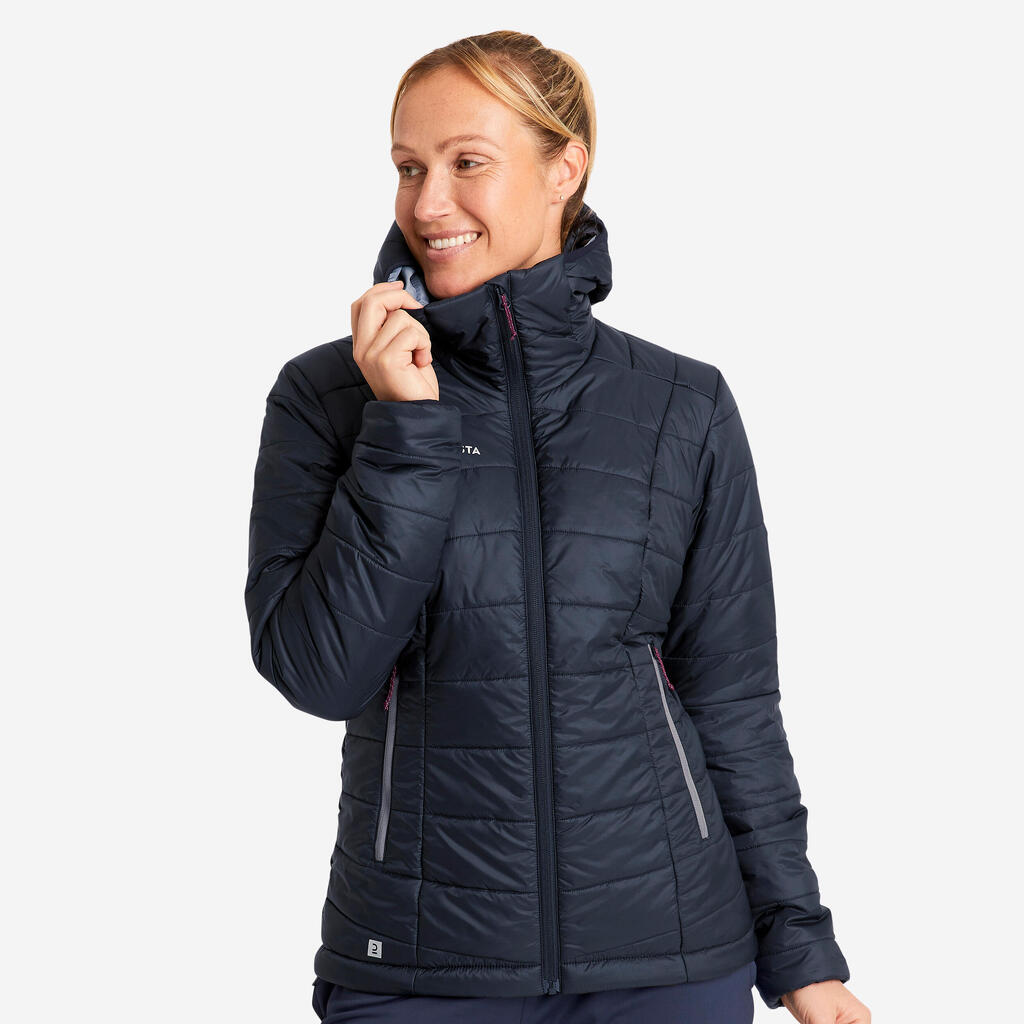 Women's Football Down Jacket - Black