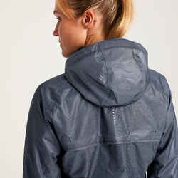 Women's Football Rain Jacket - Black