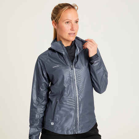 Women's Football Rain Jacket - Black