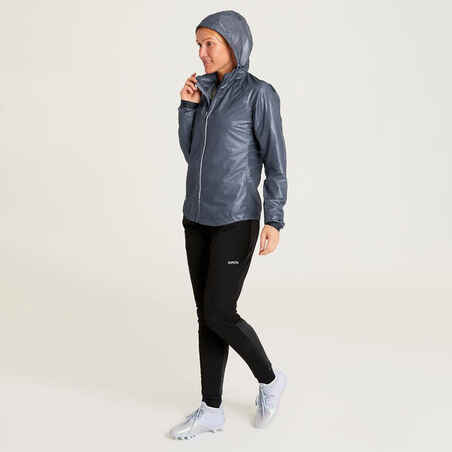 Women's Football Rain Jacket - Black