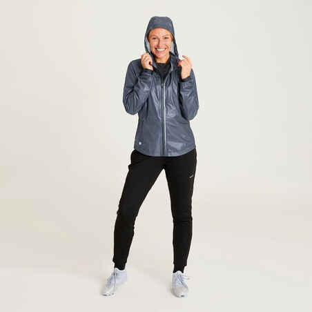 Women's Football Rain Jacket - Black