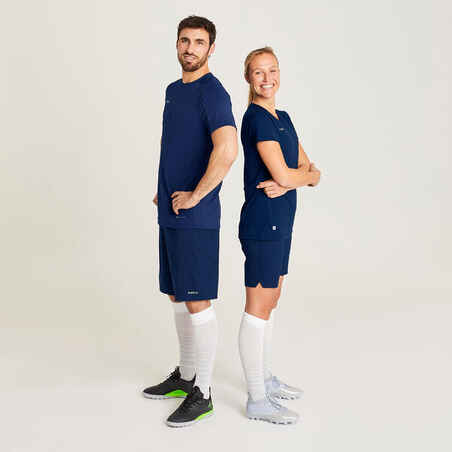 Women's Football Shirt VRO+ - Solid Navy Blue