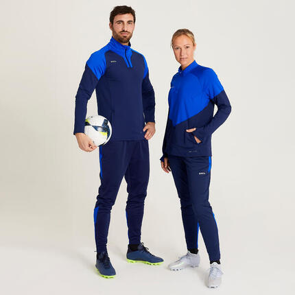 PANTALON D'ENTRAINEMENT DE FOOTBALL FEMME VIRALTO BLEU