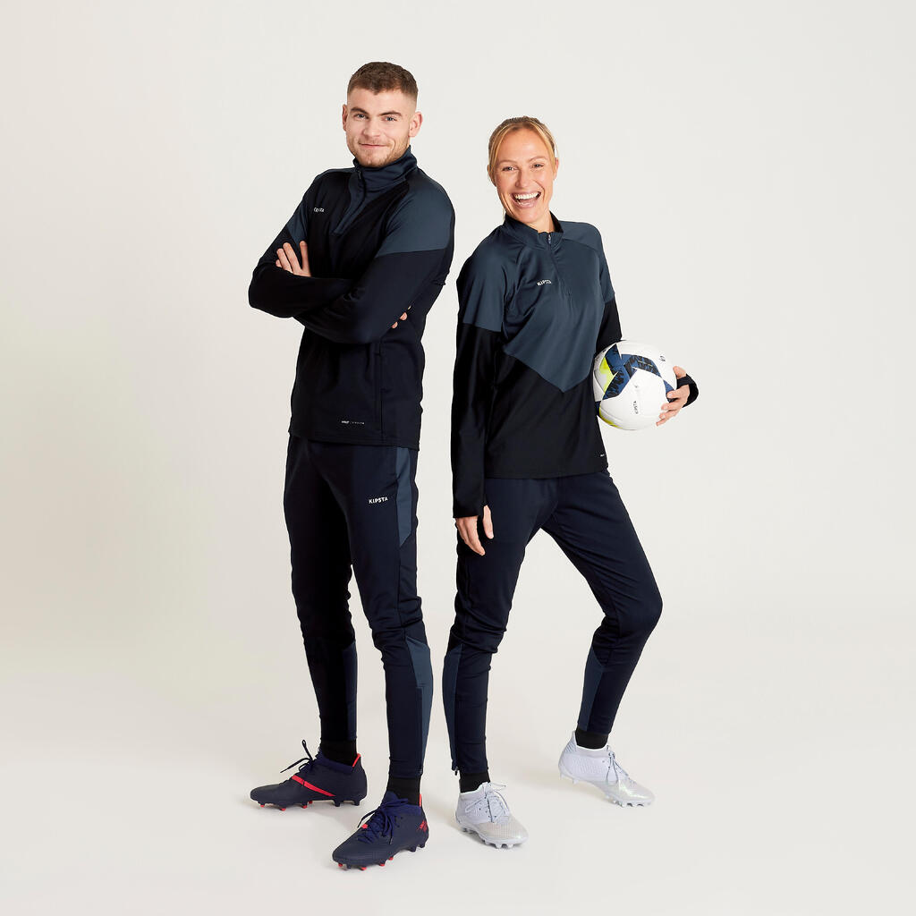 PANTALON D'ENTRAINEMENT DE FOOTBALL FEMME VIRALTO NOIR