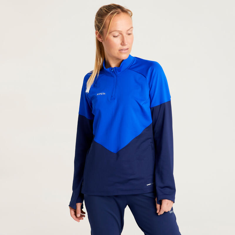 SUDADERA DE FÚTBOL MUJER VIRALTO AZUL