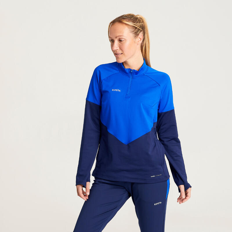 SUDADERA DE FÚTBOL MUJER VIRALTO AZUL