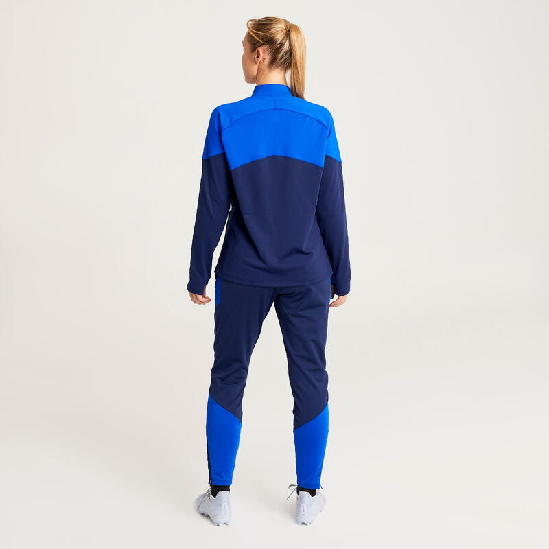 Pantalón chándal de fútbol Mujer Viralto azul