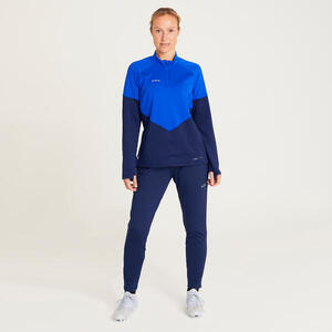 Pantalón chándal de fútbol Mujer Viralto azul