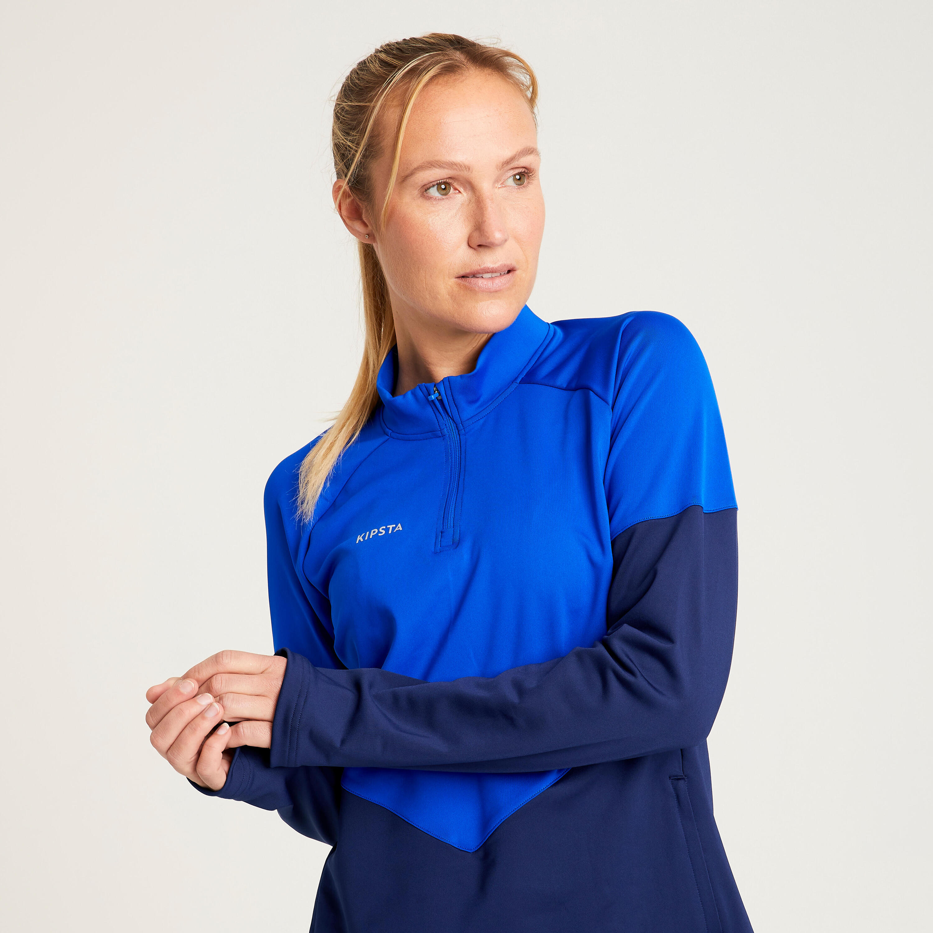 SUDADERA DE FÚTBOL MUJER VIRALTO AZUL 6/6