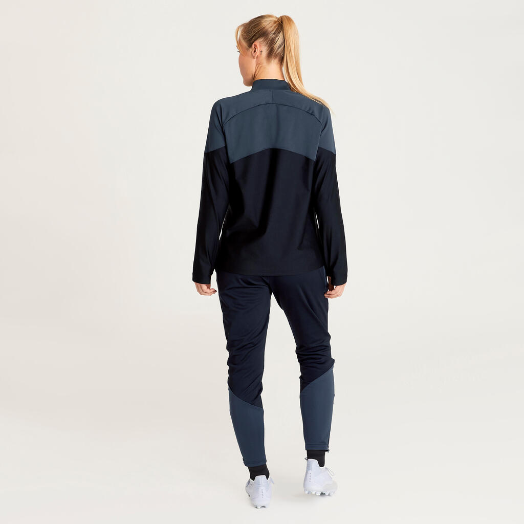 PANTALON D'ENTRAINEMENT DE FOOTBALL FEMME VIRALTO NOIR