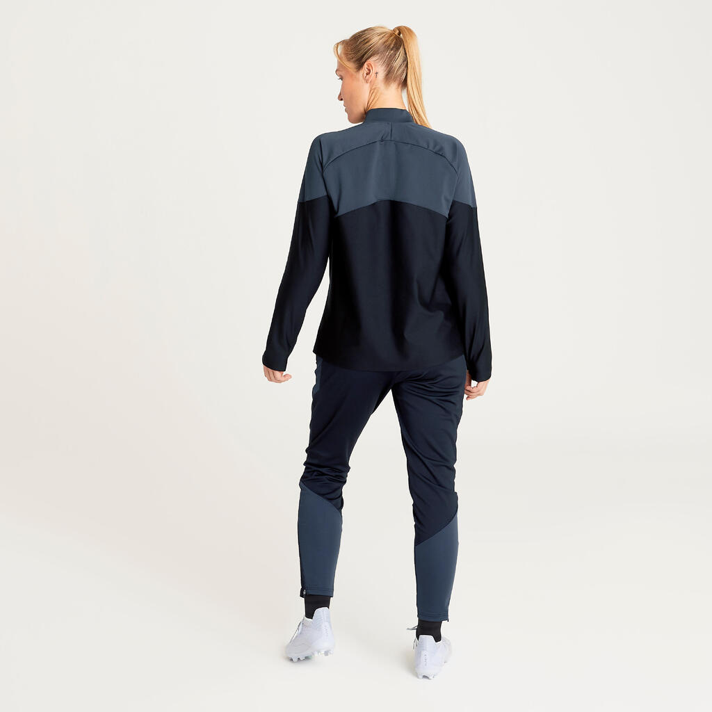 PANTALON D'ENTRAINEMENT DE FOOTBALL FEMME VIRALTO NOIR