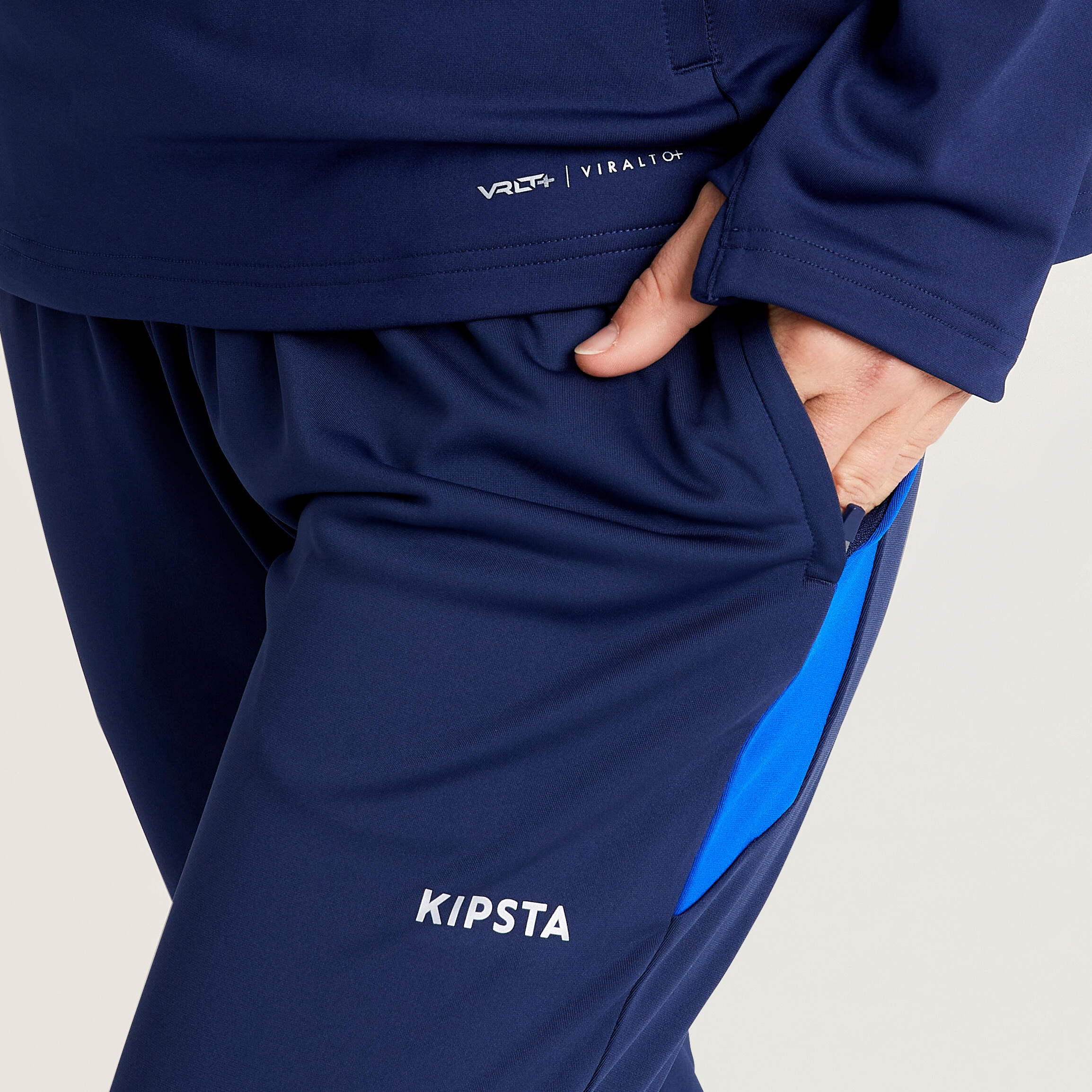 Women's Football Training Bottoms - Blue 1/7