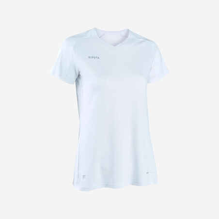 Women's Plain Football Shirt - White