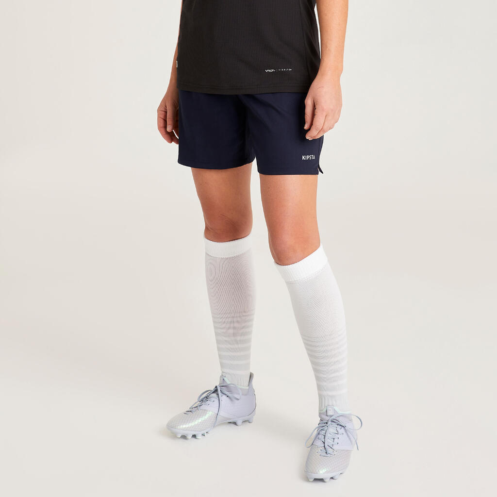 SHORT FÚTBOL MUJER VIRALTO CLUB NEGRO