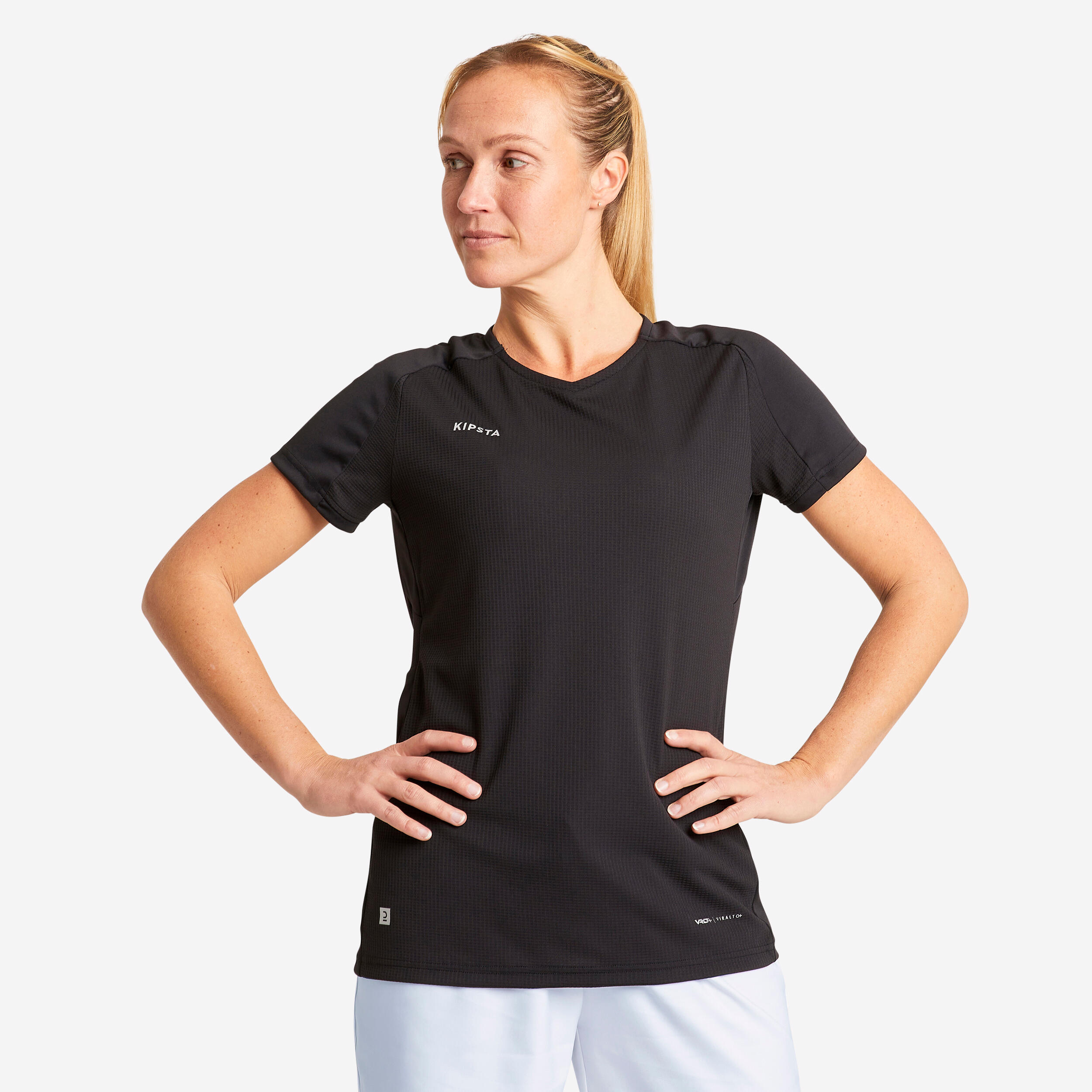 Tricou Fotbal VIRALTO Negru Damă