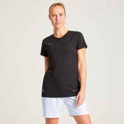 Women's Football Shirt VRO+ - Solid Black