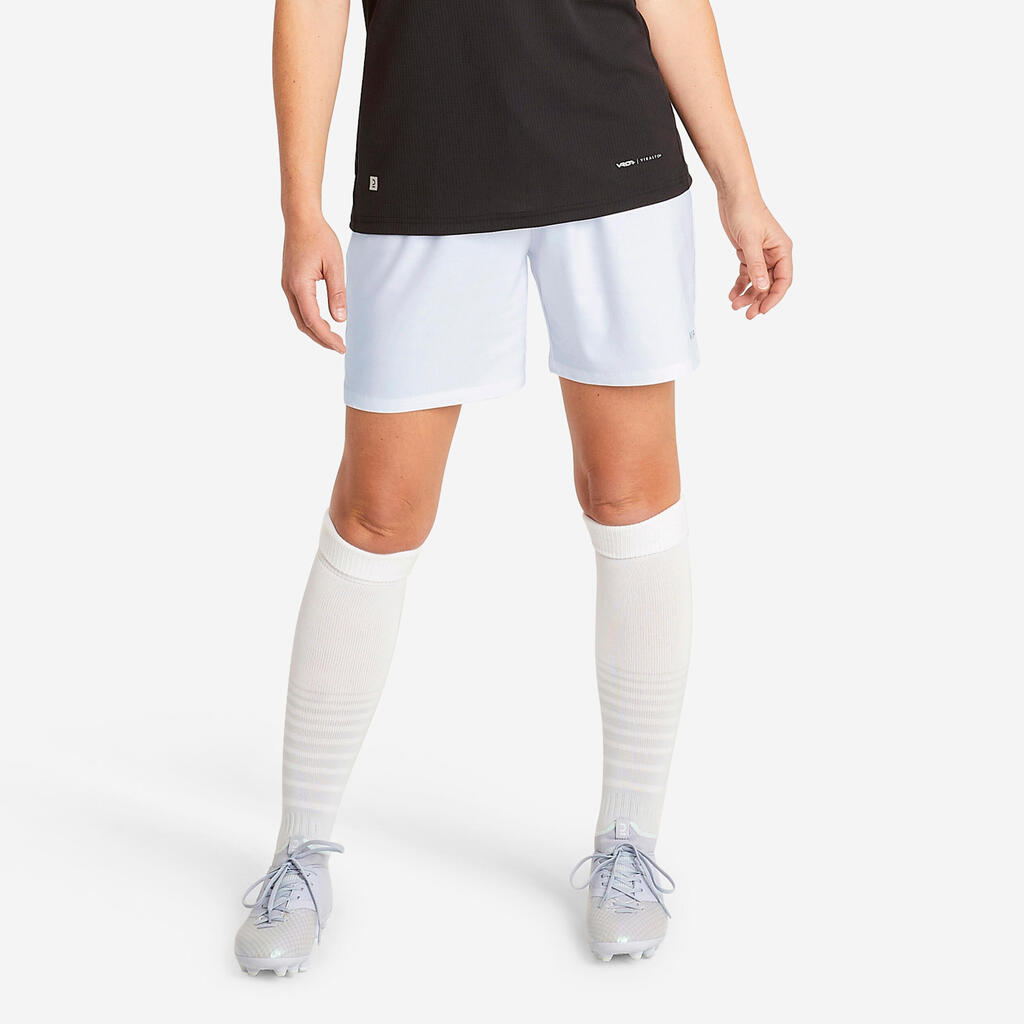 Women's Football Shorts Viralto Club - White