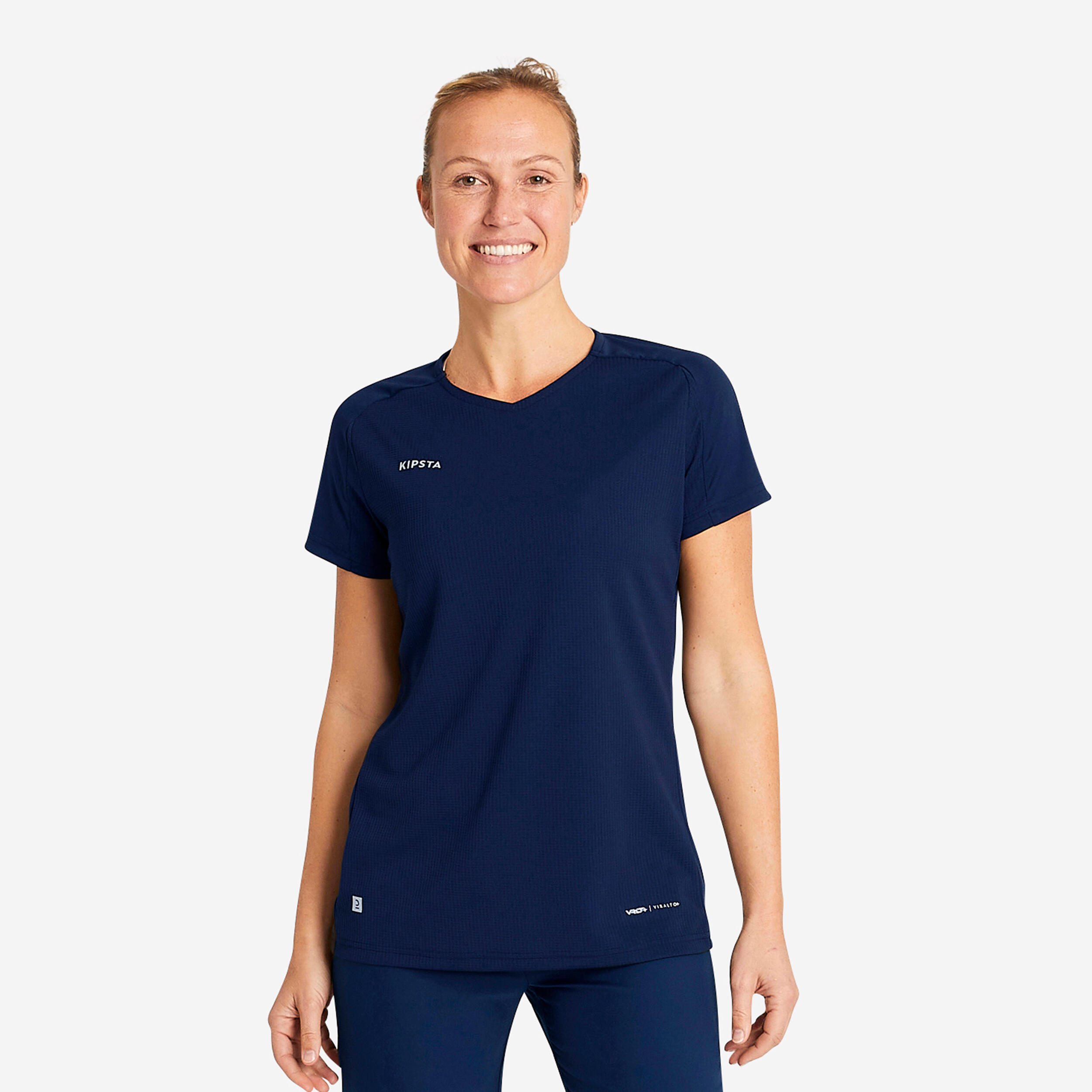Women's Football Shirt Viralto - Plain Navy 5/10