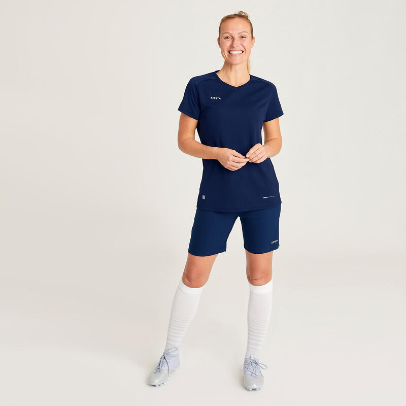 Damen Fussball Trikot - Viralto uni marineblau 