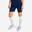 Voetbalshort voor dames VIRALTO CLUB blauw