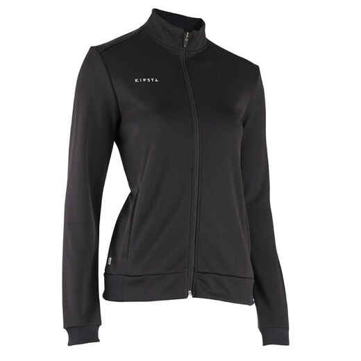 
      Damen Fussball Trainingsjacke ‒ Essentielle schwarz/grau 
  