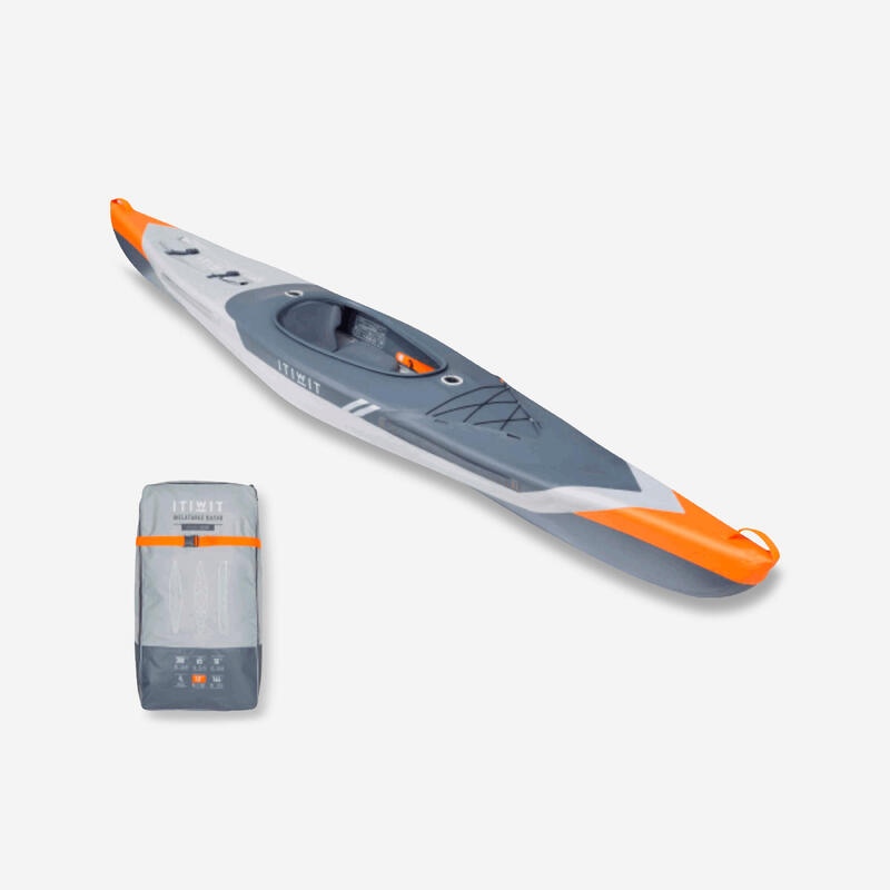 Kayak insuflável de passeio alta pressão I Strenfit dropstitch 1 lugar - X500