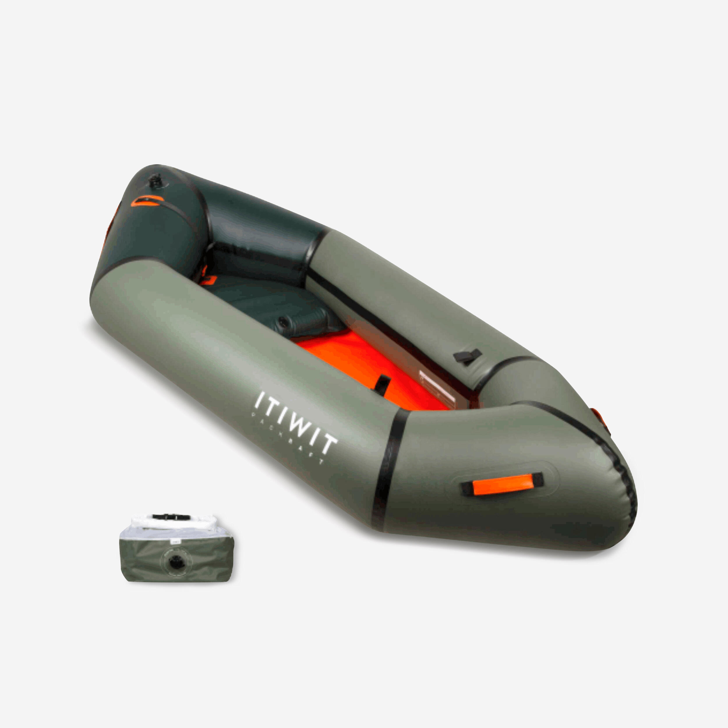 Packraft 100 Inflatable River Kayak TPU 1P - PR100 1/18