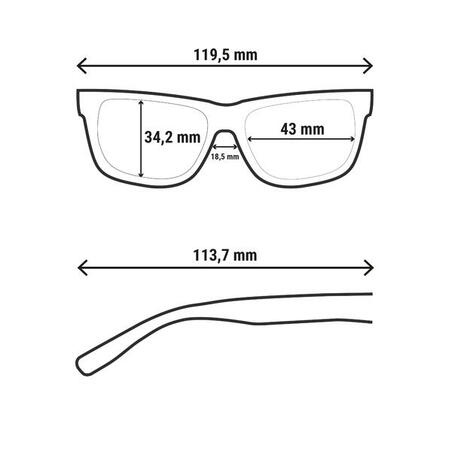 Сонцезахисні окуляри MH K140 для дітей віком 2-4 років для туризму категорія 3