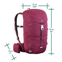 20 L Hiking Backpack - MH 100 Pink