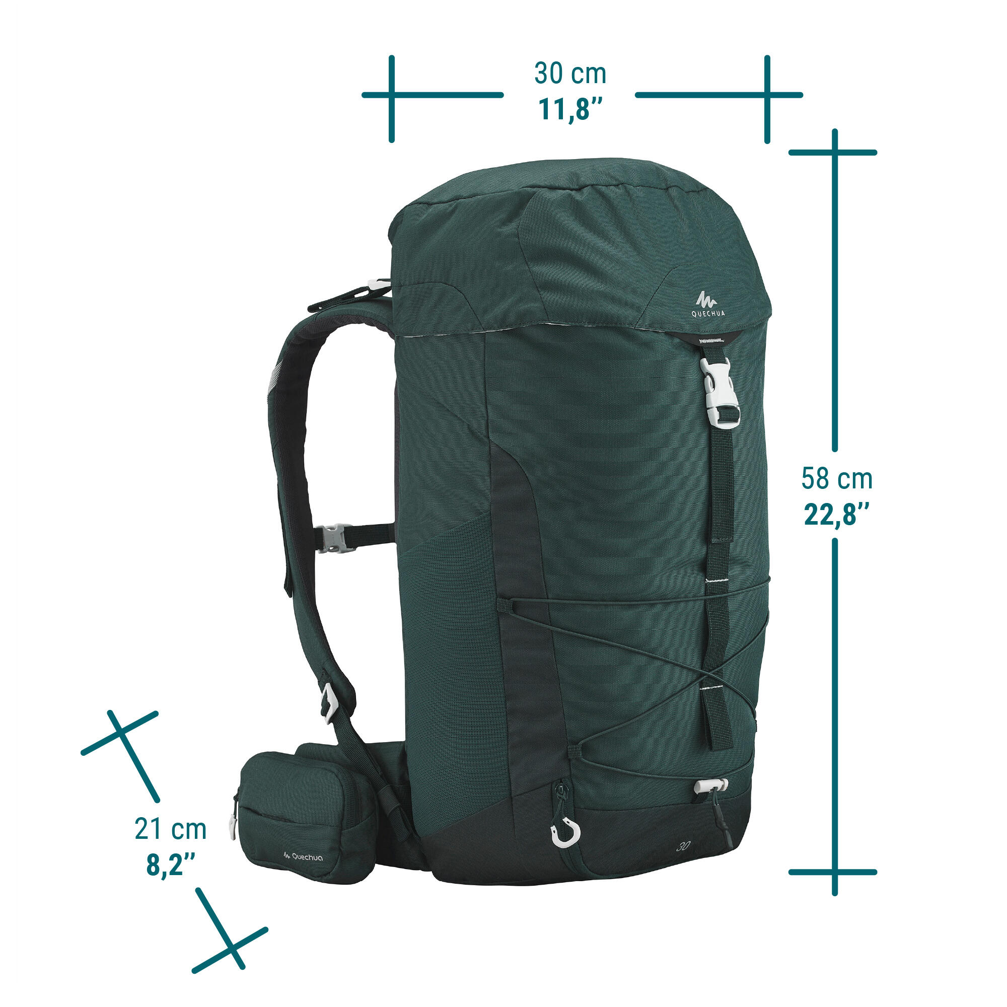Mountain hiking backpack 30L - MH100 