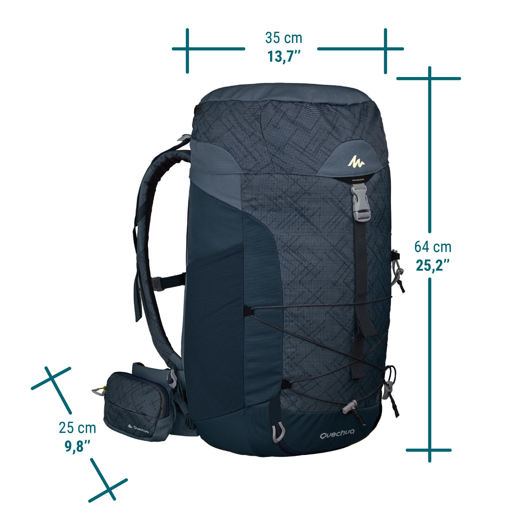 Zaino MH100 40L QUECHUA | DECATHLON