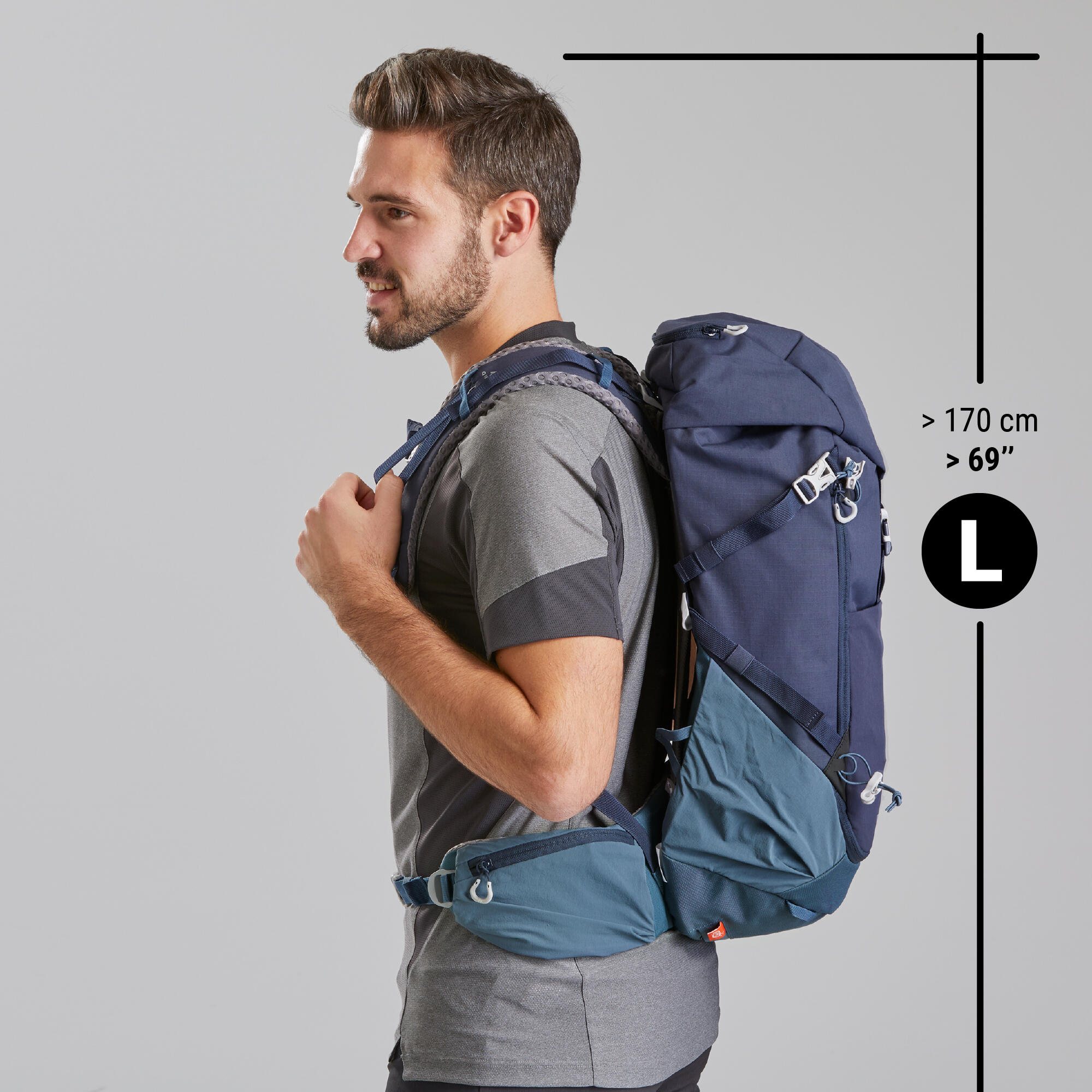 Mountain Walking 30 L Backpack MH500 Decathlon