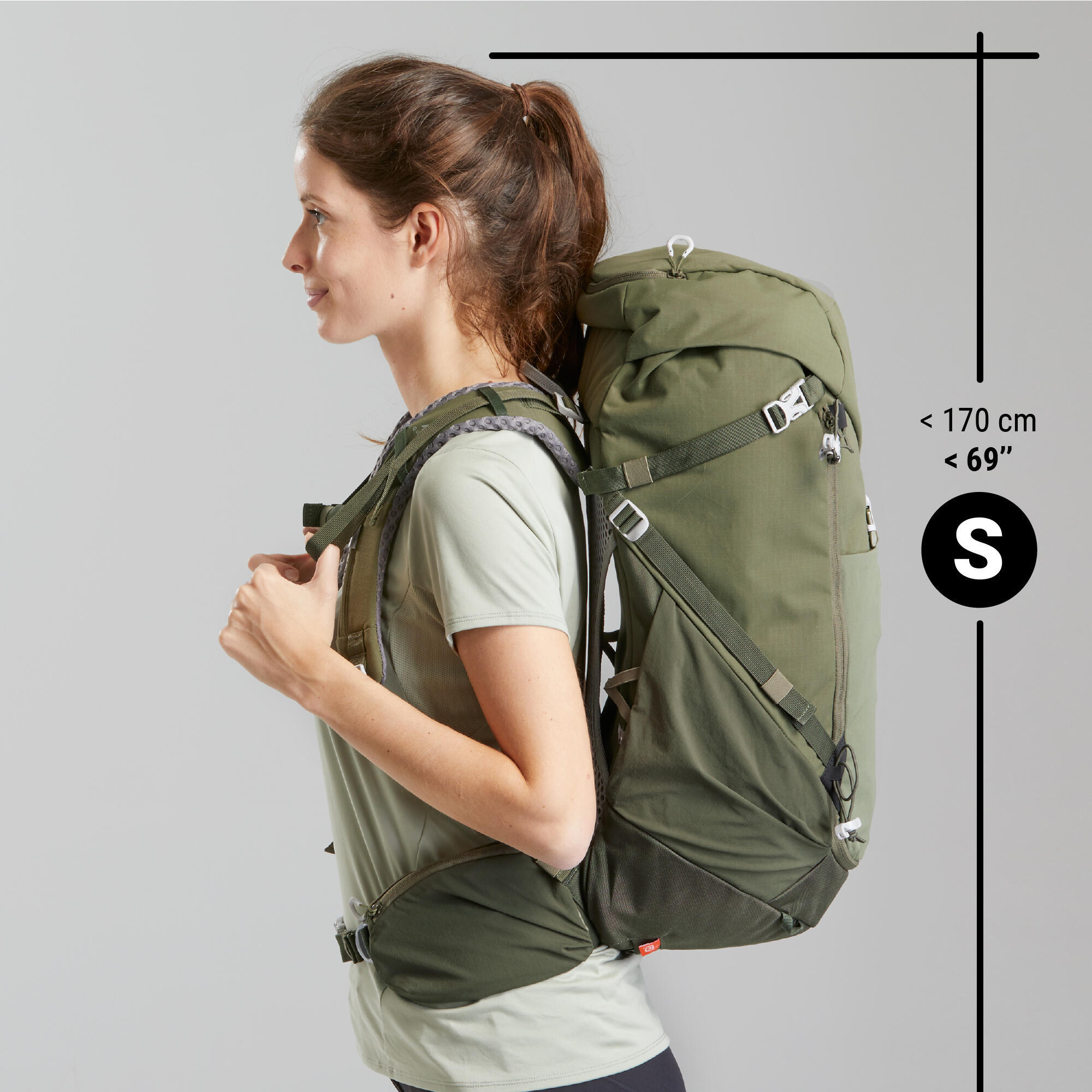 Mountain hiking backpack 40L - MH500 5/13