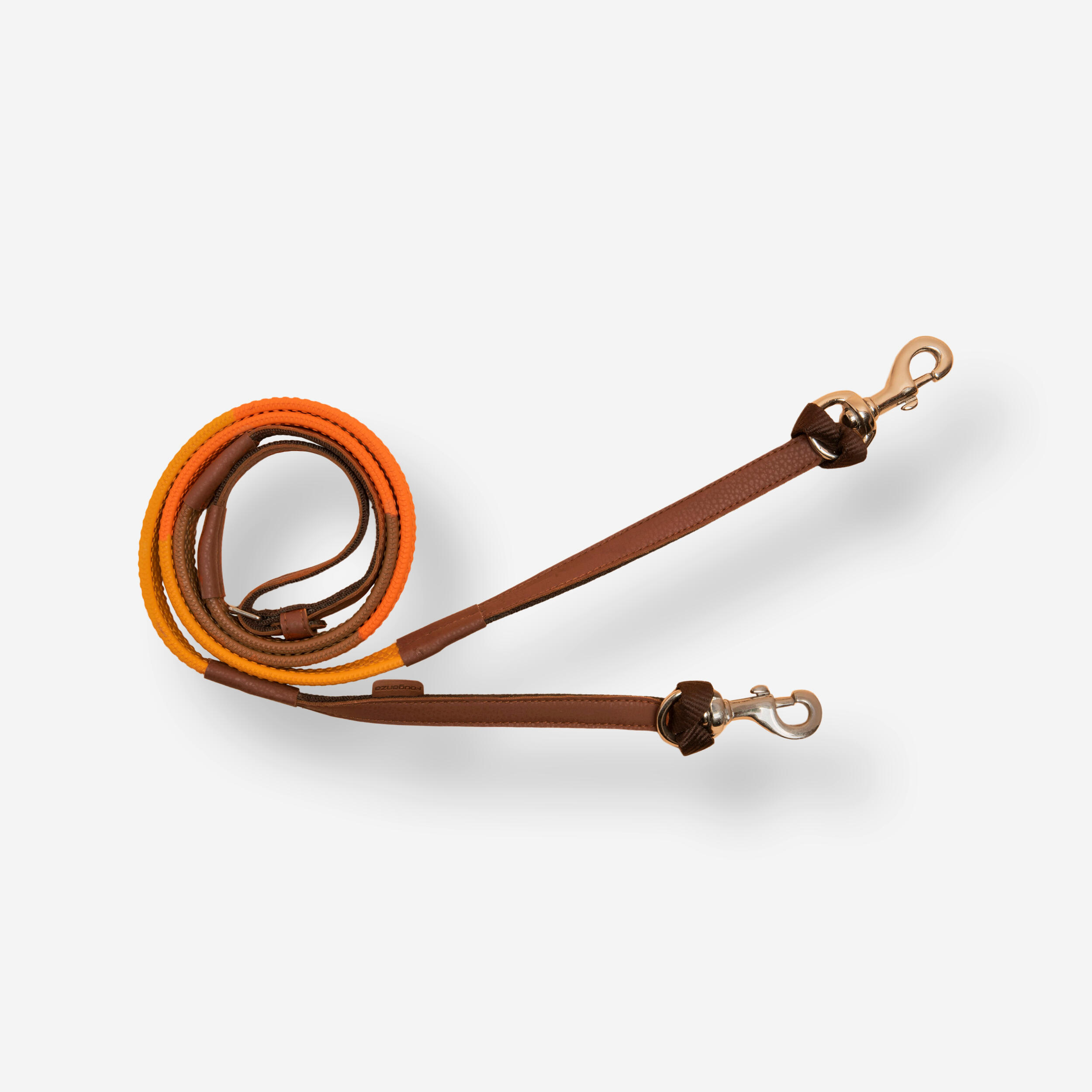 FOUGANZA Pony Riding Reins 100 Initiation - Brown