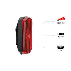 RL 510 Rear USB LED Bike Light 3 Lumens