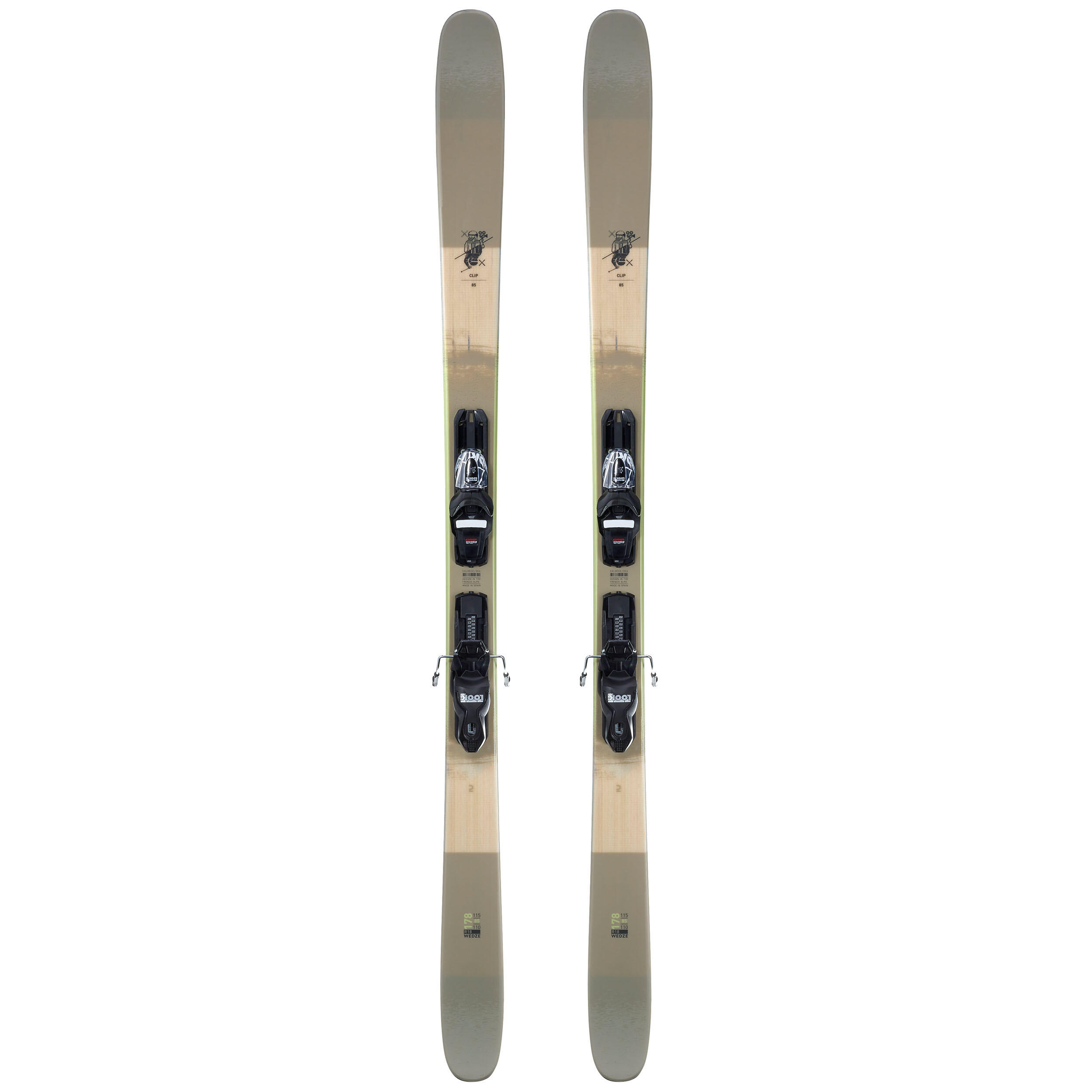Freestyle Skis - Clip 85 - WEDZE