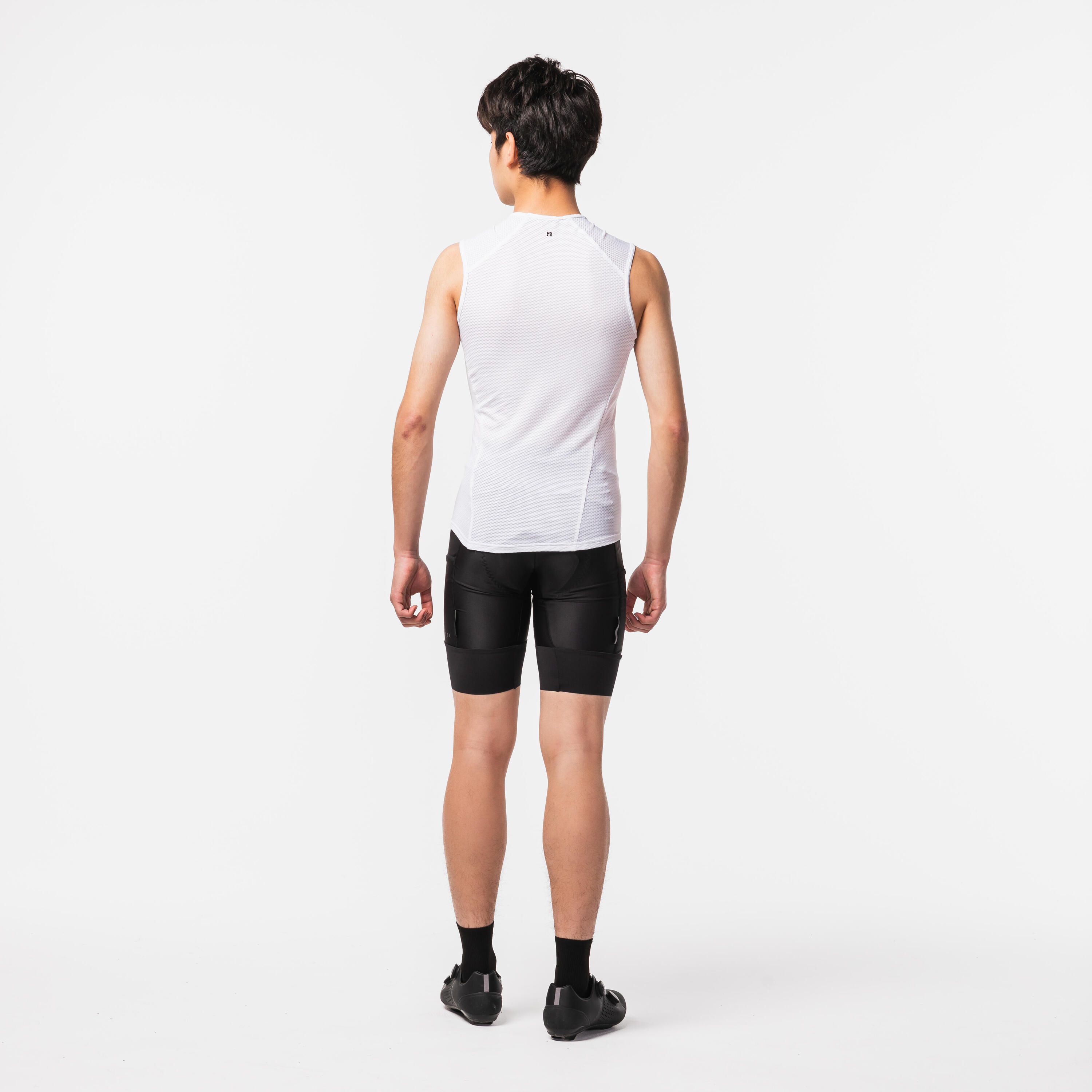 Fiets ondershirt voor heren EDR wit 9/14
