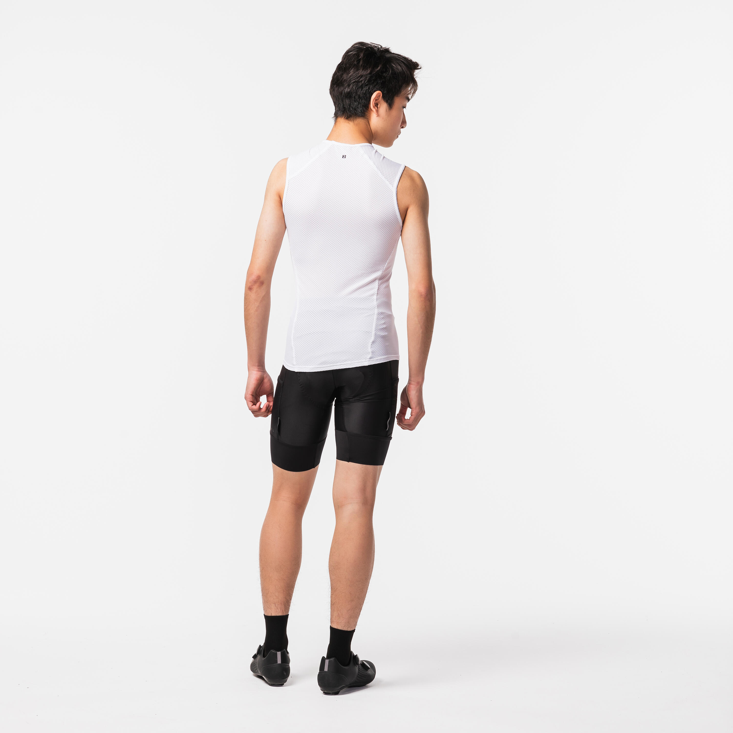 Fiets ondershirt voor heren EDR wit 6/14