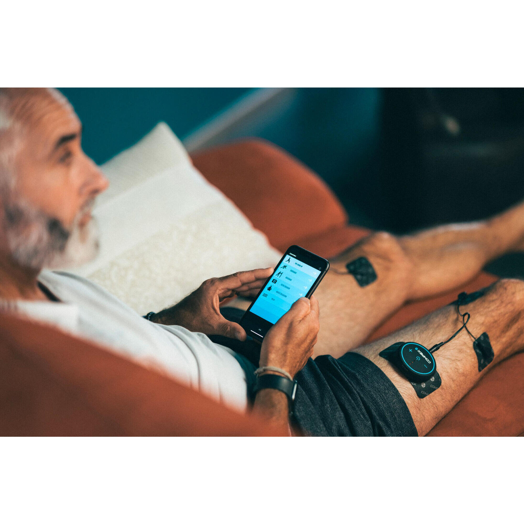 BLUETOOTH MUSCLE STIMULATOR - COMPEX MINI BLACK