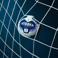 Size 1 Hybrid Handball H500 - Blue/White