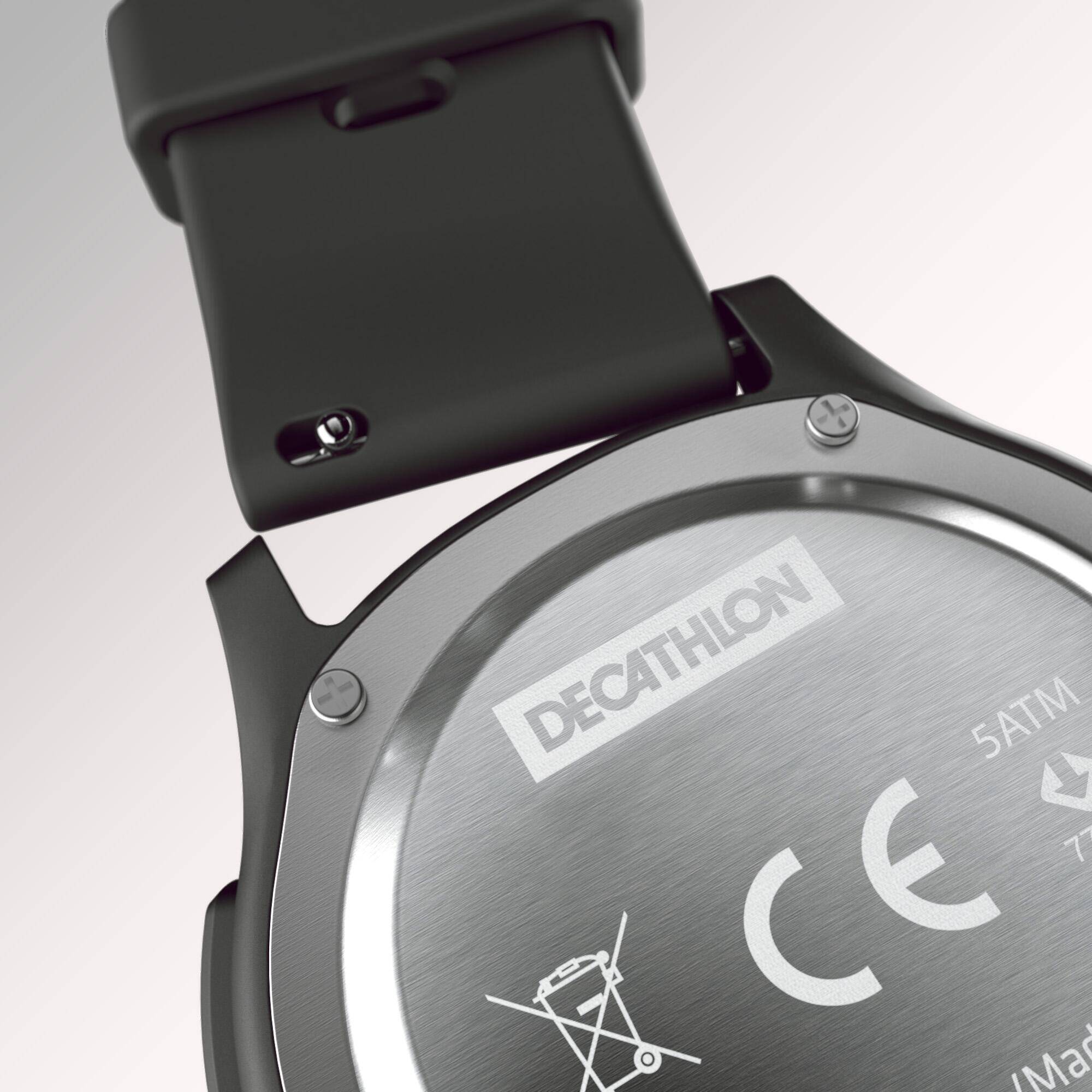W100 Running Stopwatch - Black -  3