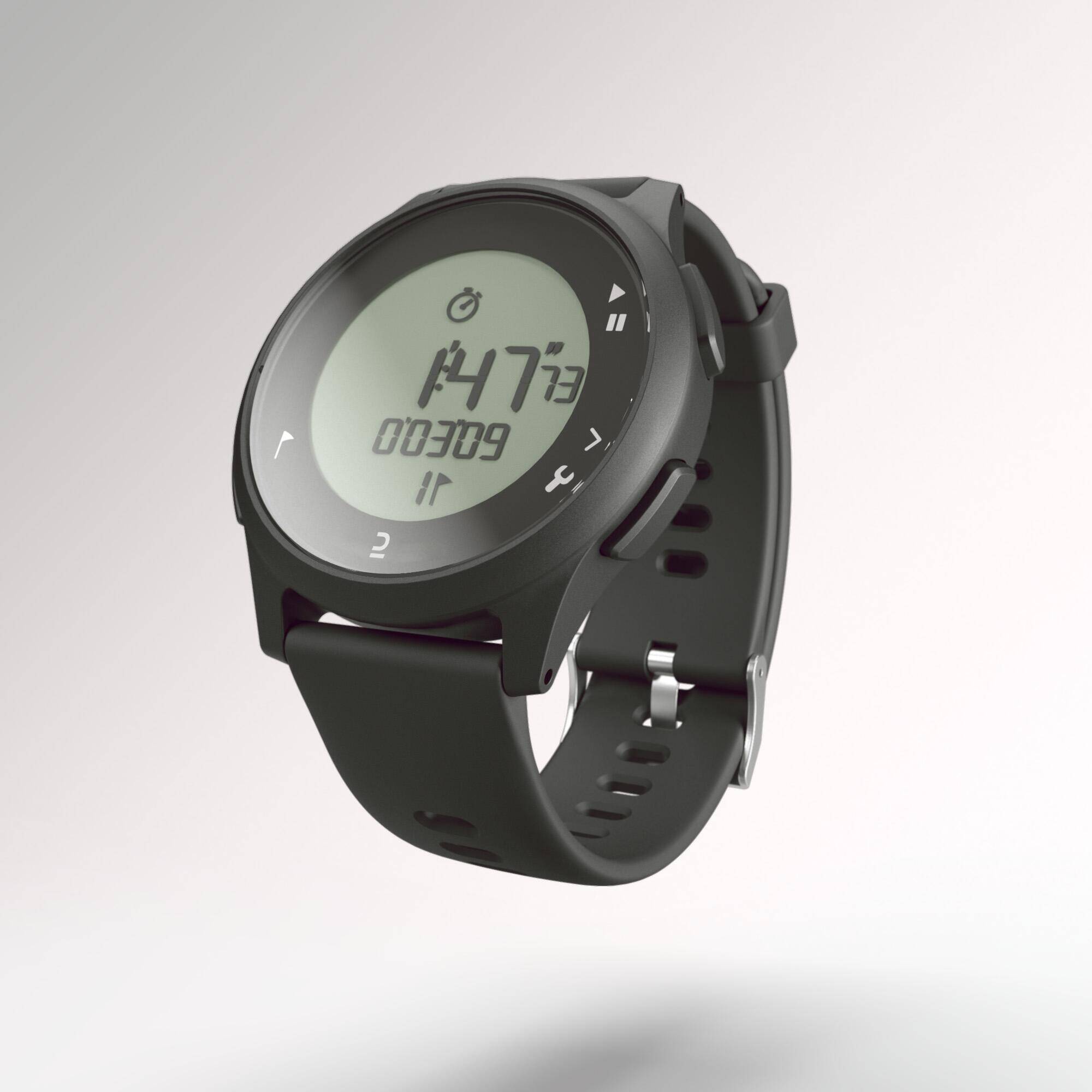 W100 Running Stopwatch - Black -  4