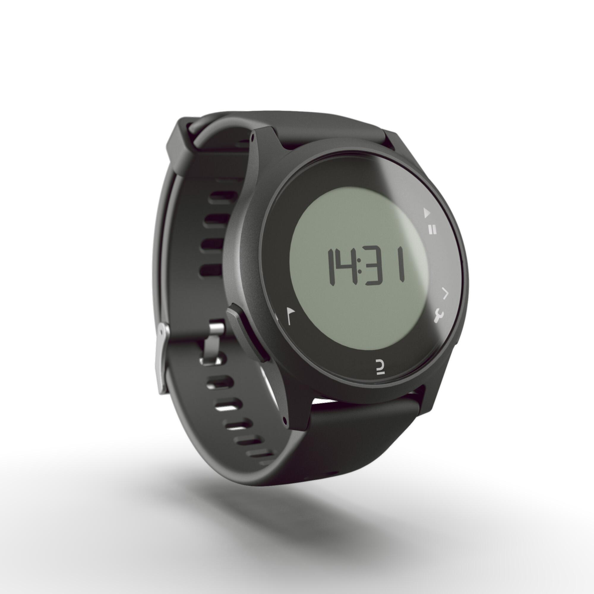 Bluetooth Smart Runner's Heart Rate Monitor Belt - Black - Kalenji