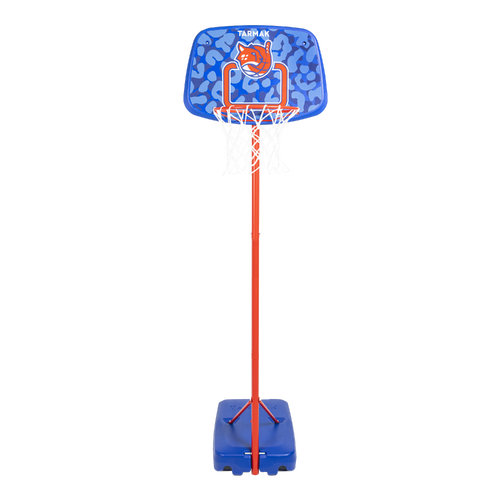 Panier de basket sur pied réglable de 1,30m à 1,60m Enfant - K500 Aniball bleu
