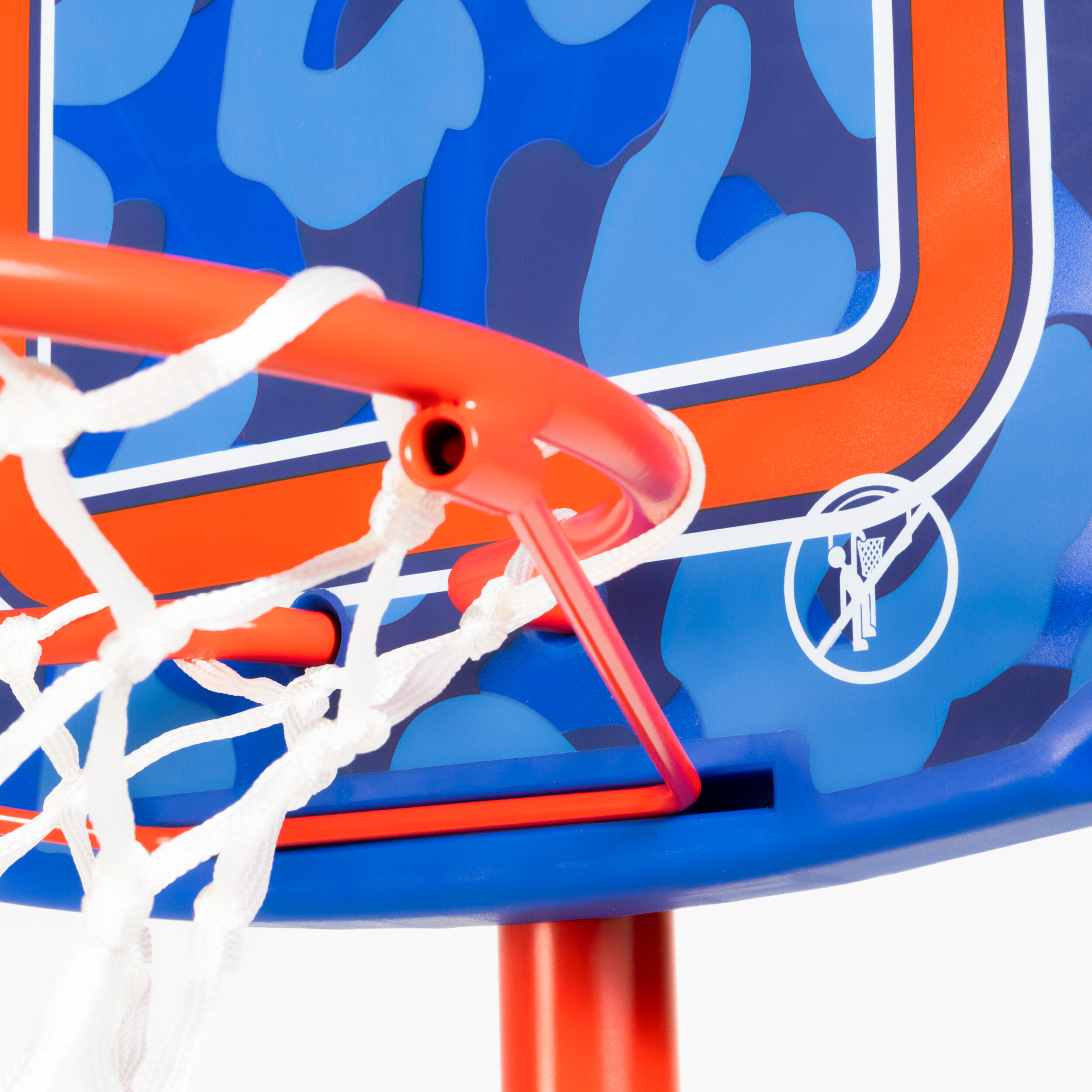 Kinder Basketballkorb mit Ständer höhenverstellbar 1,30m - 1,60 m - K500 Aniball 4/12