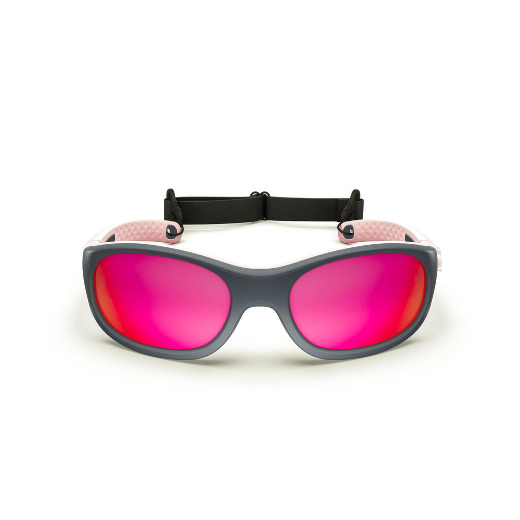 Lunettes de soleil randonnée - MH K500 - enfant 4-6 ans - catégorie 4 rose bleu