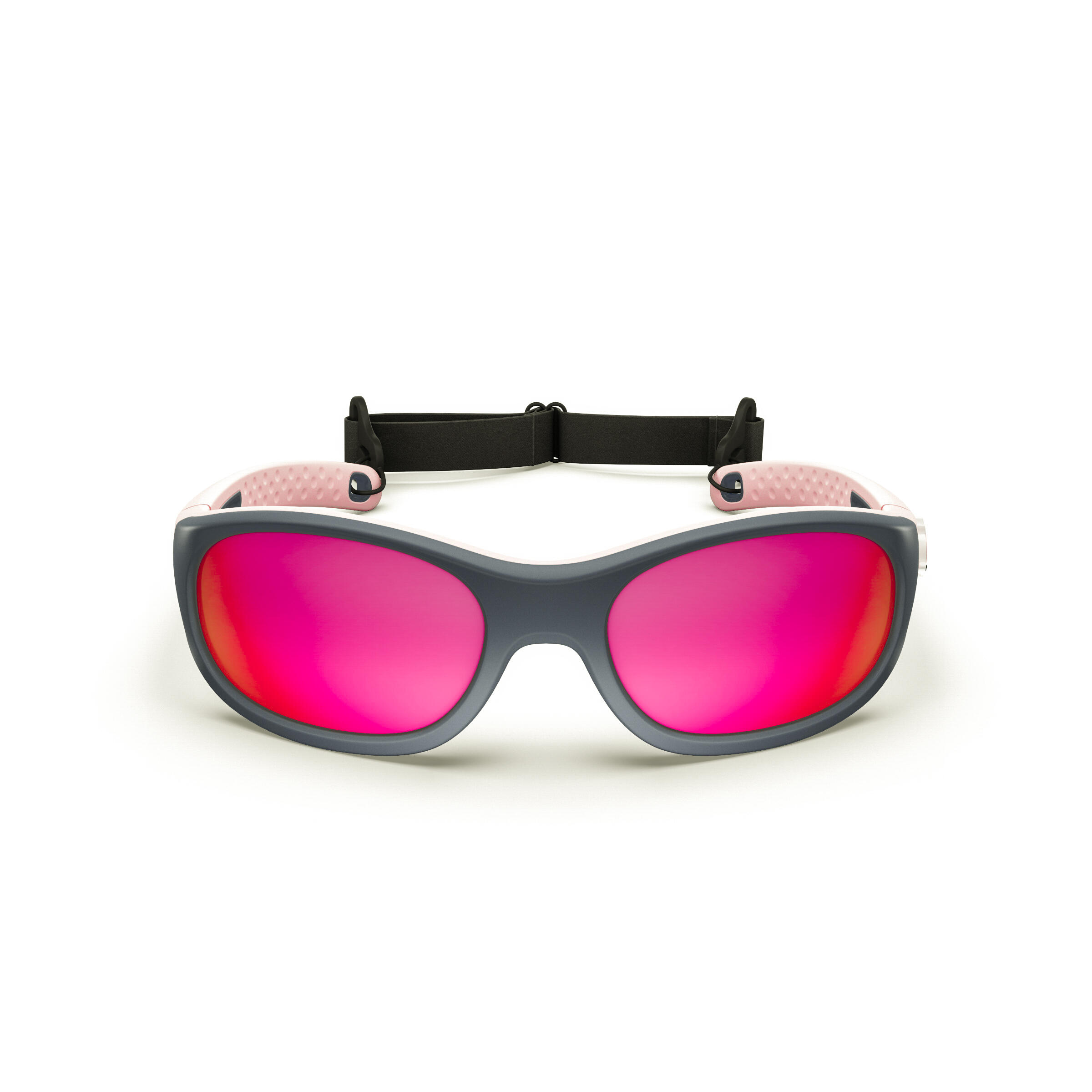 Wandelzonnebril voor kinderen 4-6 jaar MH K500 categorie 4 roze blauw 20/22