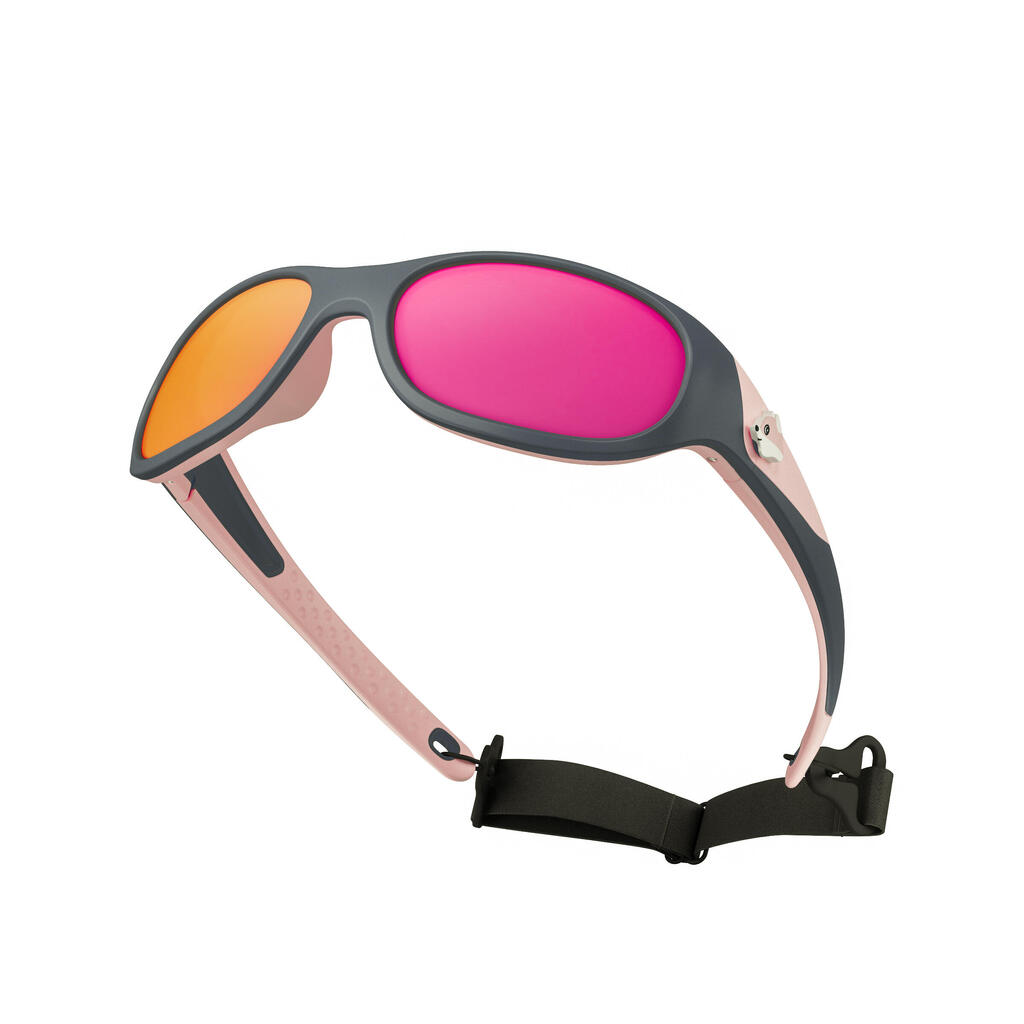 Hiking sunglasses - MH K140 - Children’s age 4-6 - category 4 pink blue